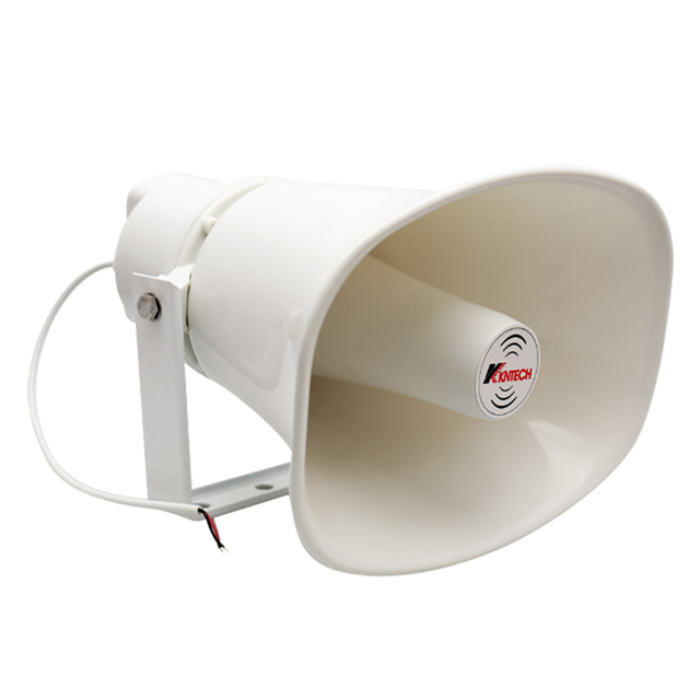 Low Cost Outdoor Waterproof Stainless Steel Fixed-Resistance Horn Speaker 8Ω 30W for Telecommunications Use