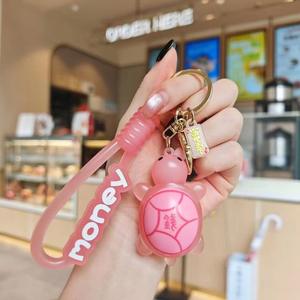 Exquis mignon petite tortue porte-clés sac à dos cadeau PVC petit pendentif voiture pendentif avec un motif animal - Product Image 5