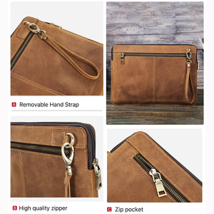 Funda Protectora de Piel Genuina para Laptop Apple, Portátil, de Viaje, con Interior Impermeable de Piel de Vaca, para el Nuevo MacBook Pro 14, Venta al Por Mayor - Product Image 6
