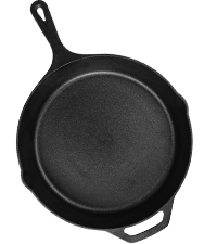 Poêle à frire avec poignée latérale