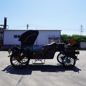 Véhicule de tourisme électrique à énergie nouvelle, type calèche Victoria ou calèche Cendrillon, bleu-violet, à deux rangées de sièges, pour la vente en gros - Product Image 6