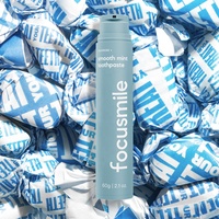 Dentifrice aromatisé personnalisé en gros, marque privée, 60g, sans sensibilité, saveur de fruits