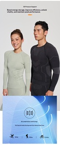 Ensemble <span class=keywords><strong>de</strong></span> sous-vêtements <span class=keywords><strong>de</strong></span> ski et d'escalade en plein air, séchage rapide, laine mérinos, vêtements <span class=keywords><strong>de</strong></span> base chauds <span class=keywords><strong>pour</strong></span> femmes, automne-hiver, pantalon décontracté <span class=keywords><strong>pour</strong></span> hommes - Product Image 4