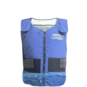 High quality light weight breathable cooling vest adjustable custom cooling coat for resist heat in summer