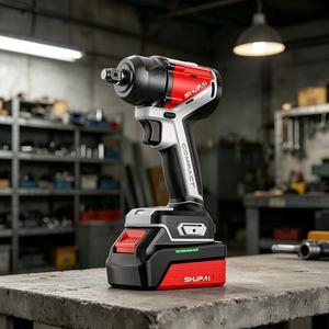 20V Brushless Cordless Impact Wrench 350NM 1/2 Inch High Torque Lithium <b>Battery</b> for Car Tire Repair JP-BS35X Compact Design Idea - Product Image 1