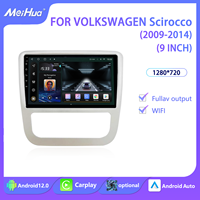 Meihua Haute Qualité 9 POUCES Android GPS Stéréo Voiture Tableau de Bord Décoration DVD Radio Cadre Intérieur Kits VW Scirocco Accessoire
