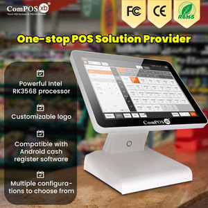 工厂价格便宜的电子收银机批发收银机Pos系统触摸记录仪盒双屏 - Product Image 4