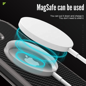 Étui de protection pour téléphone en fibre de carbone de luxe R-just pour <span class=keywords><strong>iPhone</strong></span> 16 15 14 13 <span class=keywords><strong>12</strong></span> Pro Max Plus <span class=keywords><strong>Mini</strong></span>, <span class=keywords><strong>coque</strong></span> arrière en métal mince - Product Image 4