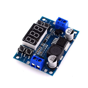 Module d'alimentation abaisseur de tension DC-DC LM2596 avec affichage numérique, régulateur de tension réglable 3,3V 5V 12V pour l'électronique - Product Image 1