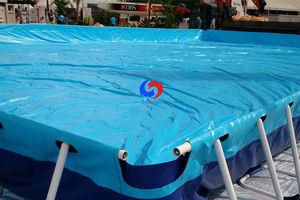 Piscinas Rectangulares <span class=keywords><strong>de</strong></span> Acero para Exteriores Gutefun <span class=keywords><strong>de</strong></span> 25 m x 15 m x 0,8 m con Soportes <span class=keywords><strong>de</strong></span> Acero y Estructura Metálica Elevada para la Federación <span class=keywords><strong>de</strong></span> Vela <span class=keywords><strong>de</strong></span> Singapur - Product Image 5