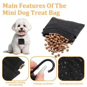 Free sample Clip on Portable <b>Dog</b> Treat Bag <b>Food</b> Grade <b>Dog</b> Training Snack <b>Container</b> BPA Free Silicone <b>Dog</b> Treat Pouch - Product Image 4