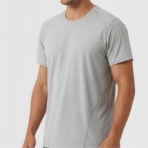 Camiseta Deportiva para Hombre, 100% Poliéster, Ligera, Transpirable, de Secado Rápido, Tejido Elástico, para Yoga, Gimnasio, Entrenamiento, Running - Product Image 3