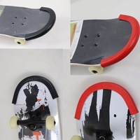 Protection de planche de skateboard électrique longboard, protection en caoutchouc durable absorbant les chocs
