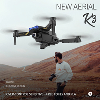 Drone Fotografi Udara E99 Pro dengan Motor Brushless, Mini Quadcopter Kustom, Ketinggian Tetap dengan Tekanan Udara, Lipat, Kamera Ganda 4K