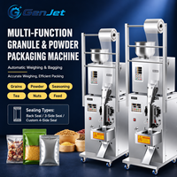 Machine de remplissage et de scellage automatique multifonctionnelle pour poudres et granulés de qualité alimentaire (1-100g) avec système de taille réglable pour sacs et étuis
