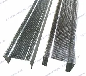 Bahan Konstruksi Bangunan Profil Baja Drywall Kancing Logam Drywall dan Lacak Sudut Manik Sudut Dinding