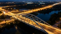 Puente de Acero Prefabricado para Carga Pesada, Estructura de Acero, Puente de Carretera, OEM Personalizado