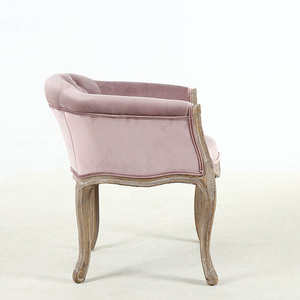 Phong Cách Hiện Đại Sang Trọng Màu Hồng Nhung Cao Su Mạnh Gỗ Phòng Ngủ Mềm Mại Thoải Mái Giải Trí Ghế - Product Image 6