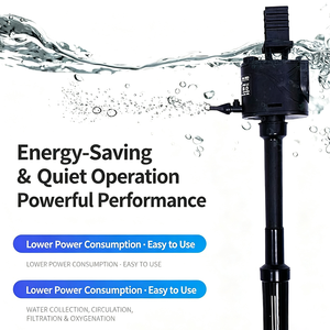 Pompe de filtration submersible 3-en-1 pour aquarium - Oxygénation silencieuse - Vente en gros - Product Image 2