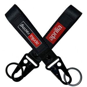 Custom New Style Design <b>Keyring</b> Motorcycle Woven Short Lanyard Strap Eagle Buckle Promotional Keychains & Carabiners - Product Image 3