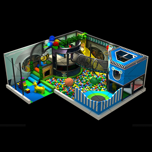 Équipement de terrain de jeu intérieur thématique, parcours d'obstacles Ninja Warrior, utilisation en école, à domicile, dans les centres commerciaux, plastique haute capacité - Product Image 2