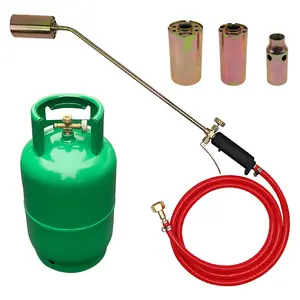 Propane Gas Torch Weed Burner Blow Torch Heavy Duty High Output Easy to change Burner Head