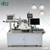 Nouvelle machine de marquage laser à fibre BMG avec positionnement rotatif pour l'gravure d'informations de production sur coques de lampes, table de commande personnalisée AI/BMP