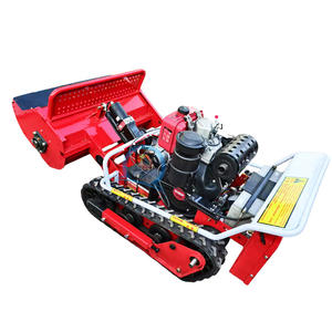 Cortacésped sobre orugas con control remoto diésel con trituradora forestal para limpieza de terrenos versátil y corte de césped en terrenos desafiantes - Product Image 3