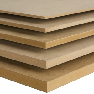 Trung quốc sản xuất 18 mét chống ẩm nguyên <span class=keywords><strong>MDF</strong></span> Board Gỗ Veneer bề mặt thiết kế hiện đại E0 12 mét 15 mét đồng bằng <span class=keywords><strong>MDF</strong></span> có sẵn - Product Image 1