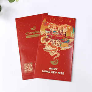 Sobres Rojos de Estilo Nuevo para el Año Nuevo Chino, Sobres Personalizados para Dinero con Estampado en Caliente - Product Image 3