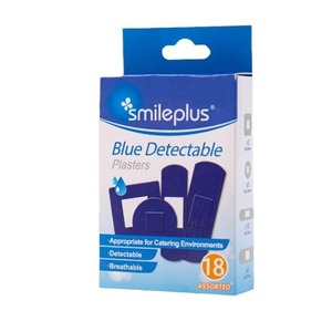 smileplus cross-border blue metallic absorbent <b>waterproof</b> <b>pad</b>, hotel chef's hemostatic adhesive bandage. - Product Image 1
