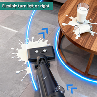 Aspirateur Balai Sans Fil Autonettoyant Humide/Sec Durable Homologué CE FCC RoHS pour Usage Domestique Emballage Marchés Mondiaux