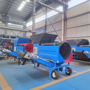 Pantalla vibratoria de suelo móvil al mejor precio, criba Trommel de suciedad negra para compost - Product Image 3