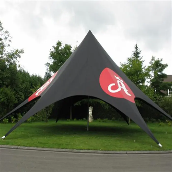 Tek tepe alüminyum reklam Marquee yıldız çadır fuar gösterisi için