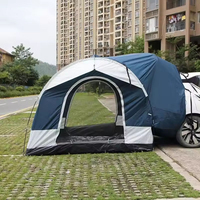 Tente de camping pour SUV OEM personnalisée, auvent de hayon, abri de camping pour véhicule avec moustiquaire