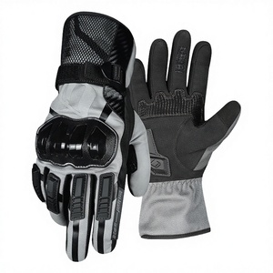 Gants de moto en peau de chèvre imperméables et légers pour l'hiver, compatibles avec les écrans tactiles, unisexes, pour une utilisation quotidienne, gants de protection pour la conduite à moto - Product Image 2