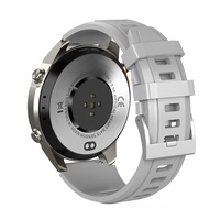 1,43 pulgadas pantalla AMOLED 5ATM impermeable hombres deporte GPS Reloj inteligente DM56 con brújula de altitud para hombres Reloj Inteligente