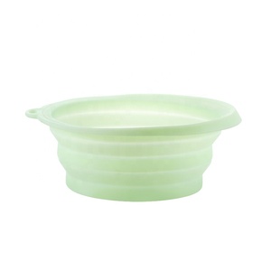 OEM/ODM Collapsible <b>Silicone</b> Facial Basin Portable Ice Face Bowl for Skincare Foldable Design with Hanging Hook for Easy Storage - Product Image 2