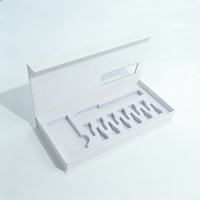Étiquettes personnalisées holographiques pour flacons de peptides de 3 ml, 5 ml, 10 ml, boîtes de peptides de 10 mg, plateaux pour flacons de 10 ml et étiquettes holographiques