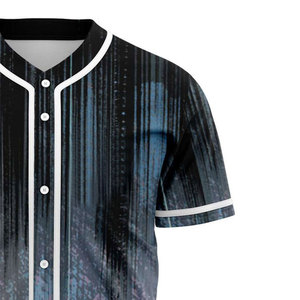 Camiseta de Béisbol Personalizada para Hombre, Venta al Por Mayor, de Alta Calidad, Venta Directa de Fábrica, Poliéster/Algodón de Secado Rápido - Product Image 5