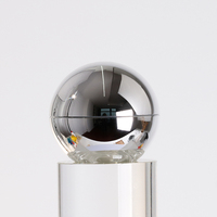 Pot cosmétique professionnel en acrylique dégradé de 10g en forme de boule pour crème hydratante visage