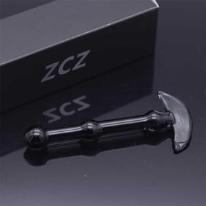 Heetverkopende gladde glazen gebogen <span class=keywords><strong>dildo</strong></span> - buttplug wand vaginale anale prostaat G-spot stimulatie speeltje voor comfortabel gebruik bulk - Product Image 2