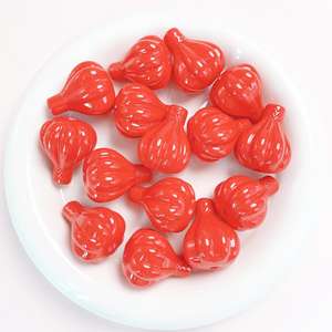 Nouveau ballon à air chaud perles perforées fond peint à la main ovule bricolage chaîne de téléphone portable bijoux matériaux faits à la main - Product Image 6