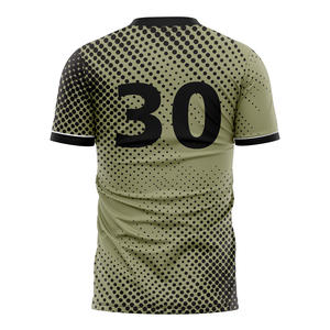 Maillot de football rétro personnalisé, respirant, 100% polyester, manches courtes, uniforme de football d'été pour hommes - Product Image 2