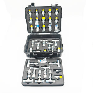 खुदाई भागों सार्वभौमिक डिजिटल दबाव गेज 3 गेज परीक्षण उपकरण डिजिटल हाइड्रोलिक दबाव गेज टेस्ट किट परीक्षण उपकरण - Product Image 5