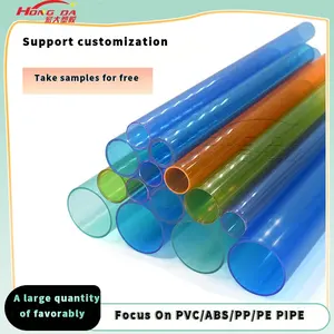 Produttori di origine hanno personalizzato il tubo rotondo di estrusione in plastica di colore trasparente alto