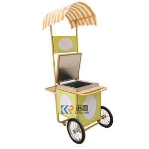 Harga pabrik 2024 daya tinggi Italia Gelato troli es krim keras komersial 3 rasa Pakistan lembut melayani pembuat es krim - Product Image 3