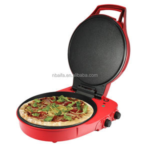 Four à <span class=keywords><strong>pizza</strong></span> électrique Aifa de 12 pouces avec plaque inférieure amovible, contrôle de la température réglable, revêtement antiadhésif, fonction de grillage - Product Image 5