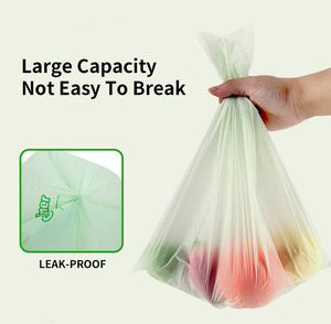 Wholesale <strong>Bin</strong> <strong>Bags</strong> with Your Logo <strong>Biodegradable</strong> Plastic <strong>Bag</strong> Compostable Cornstarch Garbage Kitchen Trash <strong>Bag</strong> - Product Image 3