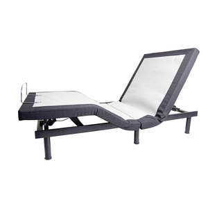 Có thể gập lại điện có thể điều chỉnh khung giường với LED ánh sáng chức năng massage ba200a cổng USB khung giường hiện đại phẳng kim loại gấp - Product Image 1